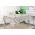 couverture de table en tissu de dentelle en plastique imprimé pvc